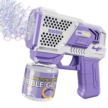 Пистолет-генератор мыльных пузырей Bubble Gun P162 с подсветкой и музыкой, автоматический пуск