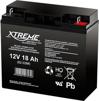 Гелевий акумулятор Xtreme 12 В 18 А·год (5900804075356)