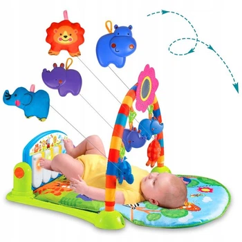 Развивающий интерактивный коврик Ricokids с пианино, 3-в-1, Польша 7316