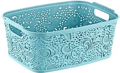 Кошик пластиковий Hobby Life Хобі ажур без кришки 18x24.4x10 см 3.5 л 04 1206 Зелений (ТВ000030586)