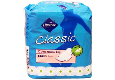 Прокладки LIBRESSE Classic 3 мм 9 штук, асорті