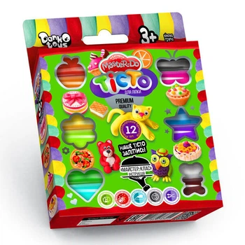 Дитяче тісто для ліплення Master Do Danko Toys TMD-02-04, 12 кольорів