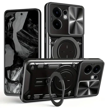 Чехол - накладка Omeve Magnetic Ring для Oppo Reno13 F 4G / 5G black