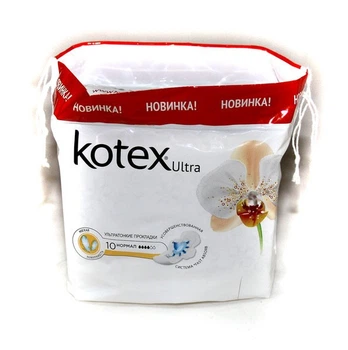 Прокладки KOTEX Ultra Dry 10 штук в упаковці