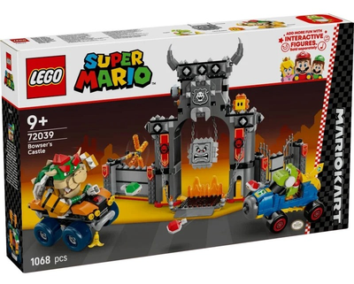 Конструктор LEGO Супер Марио Карт: Баузер та його замок 1068 деталей 72039 (5702017816562)