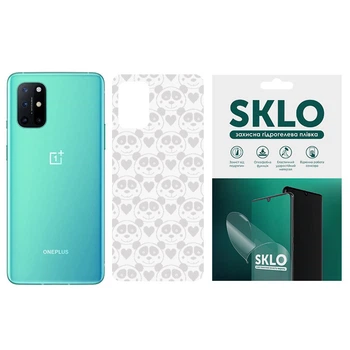 Захисна плівка SKLO Back (тил) Transp. для OnePlus 9R (Прозорий / Панды)