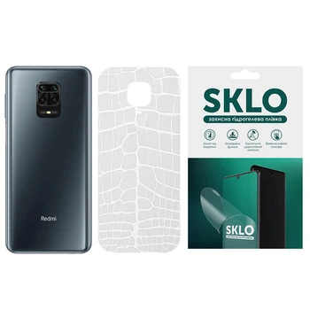 Захисна плівка SKLO Back (тил) Transp. для Xiaomi Mi 10 / Mi 10 Pro (Прозорий / Croco)