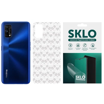 Захисна плівка SKLO Back (тил) Transp. для Realme C20 (Прозорий / Панды)