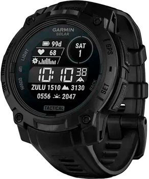 Смарт-годинник Garmin Instinct 3 45mm Solar Tactical Black (010-02934-50)