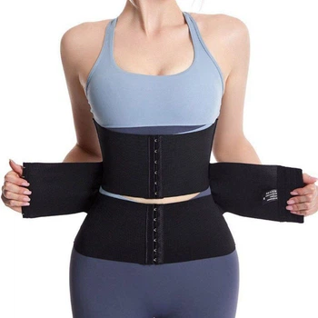 Корсет женский Super Waist с двойной утяжкой черный размер XS