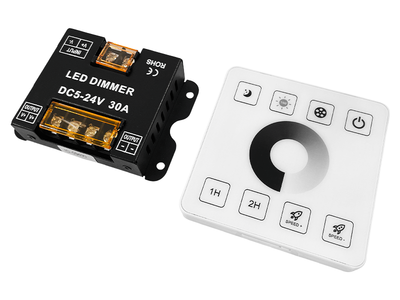 Димер OEM D-30A-Touch-V2-W радіо Сенсорна панель 15A/CH 5-24V Білий