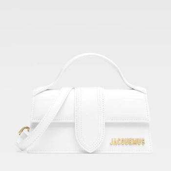 Жіноча мініатюрна сумка з логотипом Jacquemus shoulder bag 'le grand bambino' Білий