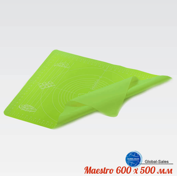 Килимок для випікання Maestro 600 x 500мм з розміткою (MR-1588P-L)