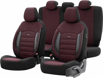 Pokrowce na siedzenie samochodowe Amio OTOM Sport Plus 103 Burgundy (8681892784821)
