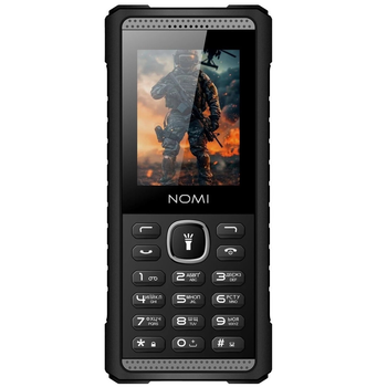 Мобільний телефон Nomi i2420 Black-Grey ( чорно-сірий ) 36391