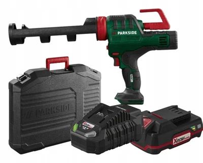 Аккумуляторный силиконовый пистолет PARKSIDE PKPA 20-Li A1 + Аккумулятор 2ah