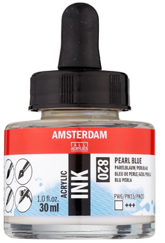 Tusz akrylowy Amsterdam Pearl Blue 820 30 ml (8712079413958)