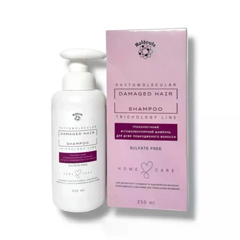 Шампунь для очень поврежденных волос Molecula Damaged Hair Shampoo 250 мл