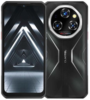 Мобильный защищенный смартфон Oukitel WP55 (12+256GB, АКБ 11000 мАч) Black