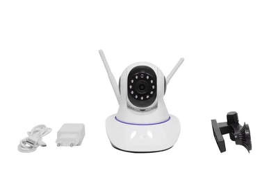 Беспроводная поворотная WIFI IP камера SMART PRO Q5, с датчиком движения и ночным видением, белая