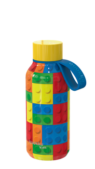 Термопляшка дитяча з силіконовою ручкою 330 мл Color Bricks Quokka 000312933
