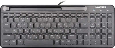 Клавіатура дротова Maxxter KB-01B-UA USB