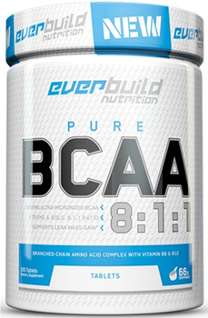 Аминокислоты EverBuild Nutrition BCAA 8:1:1 1000 мг 200 таб (853907008972)