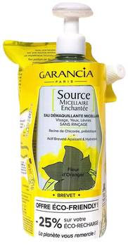 Zestaw do pielęgnacji twarzy Garancia Source Woda micelarna Orange Blossom 400 ml + Wkład wymienny 400 ml (3700928802201)