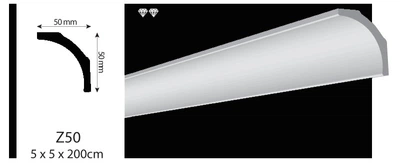 Стельовий плінтус VIDELLA Z50 50х50 2м