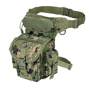 Сумка поясная с креплением на бедре army Pixel