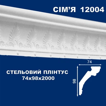 Стельовий плінтус СІМ'Я 12004 74х98 2м