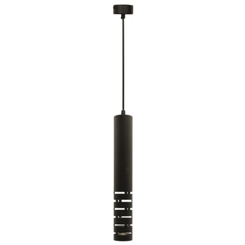 Люстра подвесная точечная черная на 1 лампочку с цоколем GU10 Sneha (996522 BLACK)