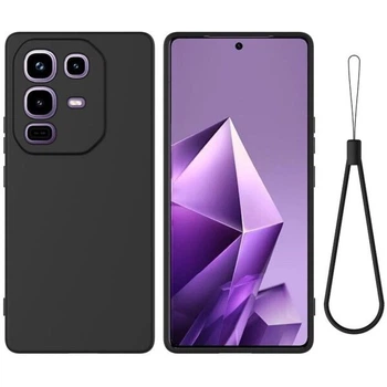 Силиконовый (TPU) чехол Deexe Silicone Case для Infinix Note 50 Pro Plus - Black
