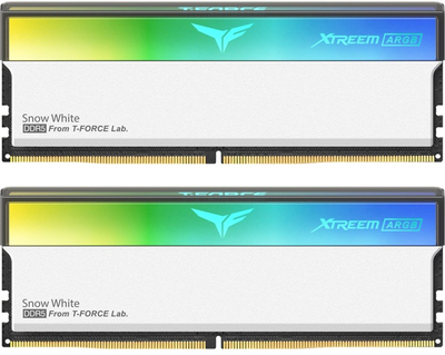 Оперативна пам'ять Team Group DDR5-8000 32768MB PC5-64000 (Kit of 2x16384) Xtreem ARGB White (FFAD532G8000HC38DDC01)