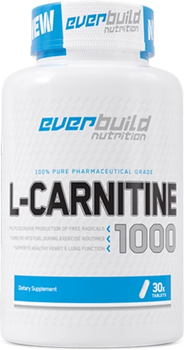 Жиросжигатель EverBuild Nutrition L-Carnitine 1000 мг 30 таб (850052404062)
