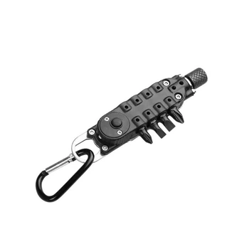 Мультитул JB Tactical брелок 10в1 Multitool Keychain Black (M-T)