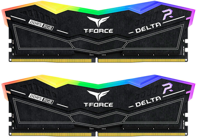 Оперативная память Team Group DDR5-6000 16384MB PC5-48000 (Kit of 2x8192) Delta RGB Black (765441772816)