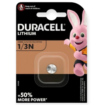 Батарейка литиевая DURACELL Lithium CR1/3N DL 1/3N 3V Blister 1шт