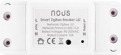 Inteligentny przekaźnik łącznikowy Nous L6Z  Zigbee (5905072800266)