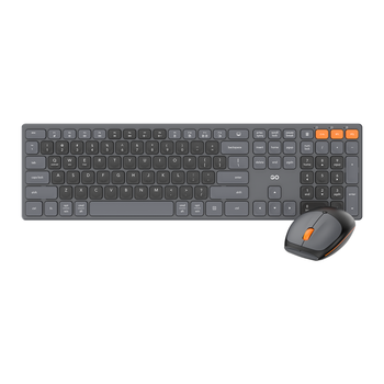 Комплект беспроводная клавиатура и мышь Fantech Go WK895 Серый