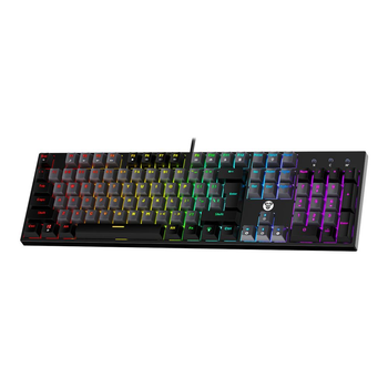 Клавиатура проводная игровая Fantech ATOM MK886V2 Red Switch Серый/Черный