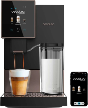 Кофемашина Cecotec Cremmaet Compactccino Connected Черно-розовая (1461)