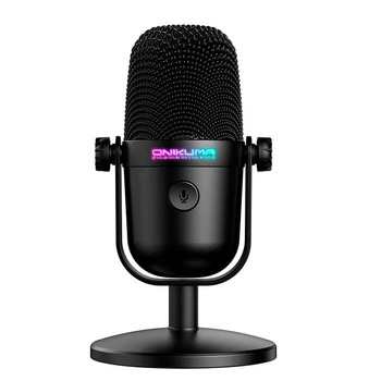 Микрофон Onikuma M830, Condenser Gaming Microphone, Type-C, RGB, black