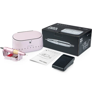 Фрезер для манікюру Bucos Nail Drill X3 PRO LIGHT PINK 65 Вт і 35 000 об./хв.