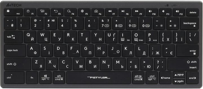 Клавіатура A4-Tech Fstyler FBX51C USB/Bluetooth Grey