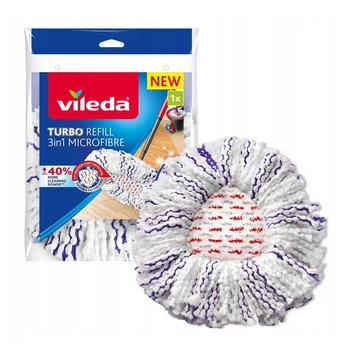 Змінна насадка для швабри Мікрофібра Vileda 167749 TURBO 3w1 Microfibre