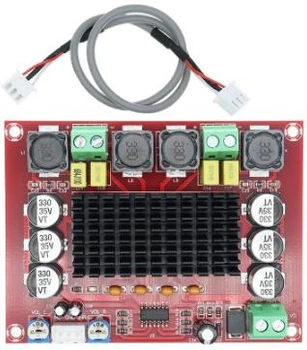 Стереоусилитель мощности XH-M543, 2×120 Вт, класс D, TPA3116D2