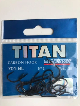 Крючки Titan Grauvell №2 Carbon hook 701 BL 20 штук