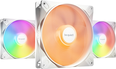 Zestaw wentylatorów be quiet! Light Wings LX 140mm PWM White Triple Pack (BL128)