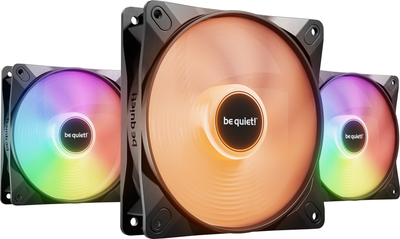 Zestaw wentylatorów be quiet! Light Wings LX 120mm PWM High-Speed ​​PWM Black Triple Pack (BL124)
